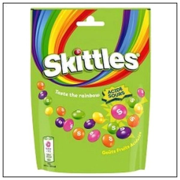 SACH.SKITTLES CRAZY SOURS ACIDULES 152G