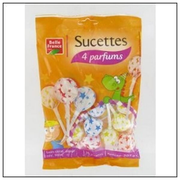 SACHET 16 SUCETTES BOULES ASSORTIS BELLE FRANCE