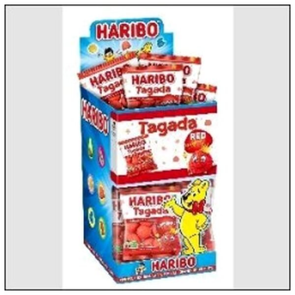 TUBO.30 MINI SACHE.TAGADA HARIBO 30GR