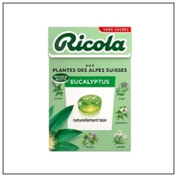 ETUI POKET EUCALYPTUS 50G RICOLA S/SUCRE