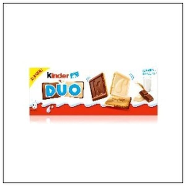 KINDER DUO BISCUIT&TABLET TE CHOCOLAT LAIT&BLC 150G