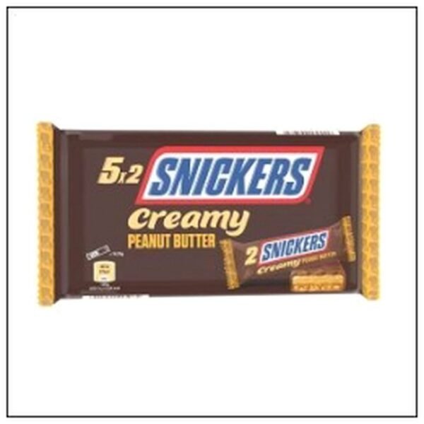 PACK 5 SNICKERS CREAMY PE ANUT BUTTER 182,5G