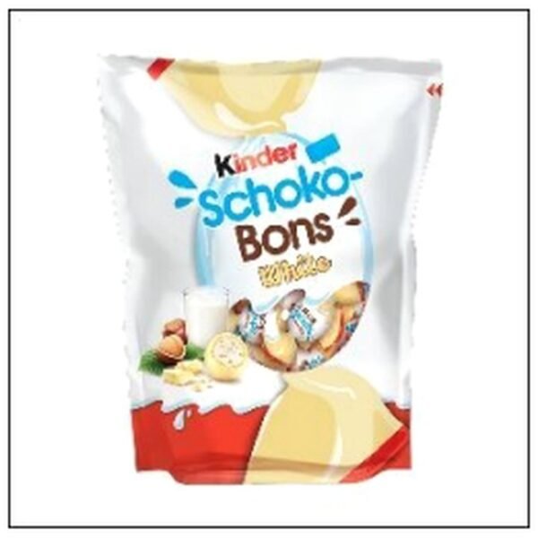 KINDER SHOKOBONS CHOCOLAT BLANC 200G