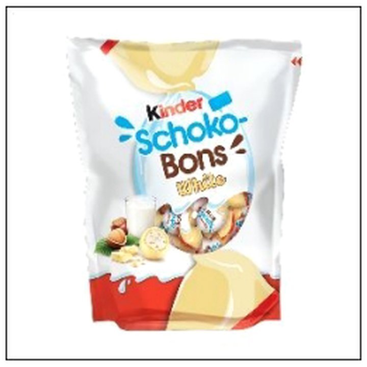 CAT-01241.jpg KINDER SHOKOBONS CHOCOLAT BLANC 200G - Image 1
