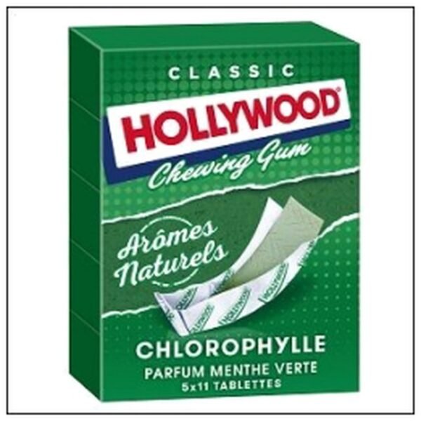 L.5 ETUIS 11 TABL.CHEWING GUM CHLOROPHYL.HOLLYWOOD