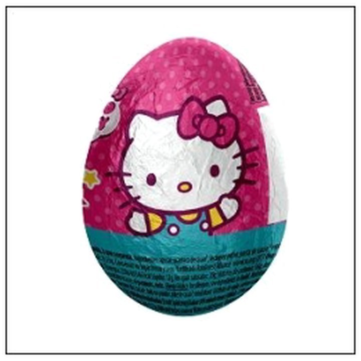 CAT-01295.jpg OEUFS CHOCOLATS 60G SURPR ISE HELLO KITTY - Image 1