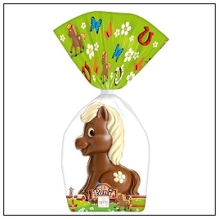 CAT-01316.jpg MOULAGE PONI LE PONEY CHOCOLAT AU LAIT 100G - Image 1