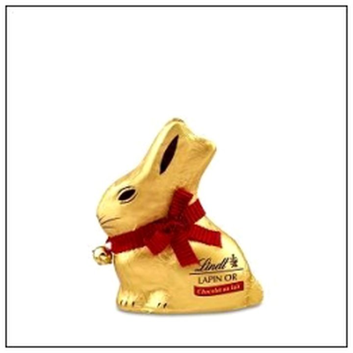 CAT-01320.jpg LAPIN OR LAIT 100G LINDT - Image 1