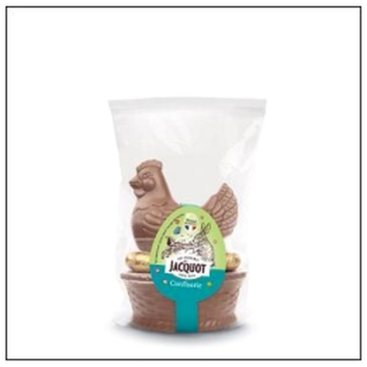CAT-01324.jpg POULE COUVEUSE GARNIE OEU F PRALINE 250G HAMLET - Image 1