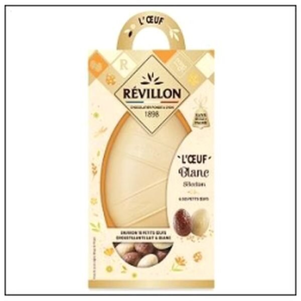 OEUF CHOCOLAT BLANC 250G REVILLON