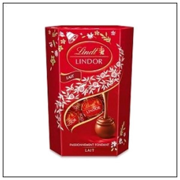CORNET LINDOR LAIT 200G L INDT