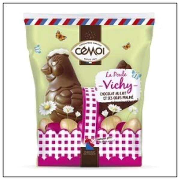 MOULAGE POULE VICHY CHOC LAIT 154G