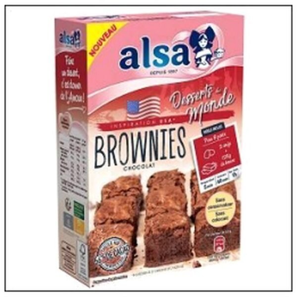 PREPARATION POUR BROWNIES 305G ALSA