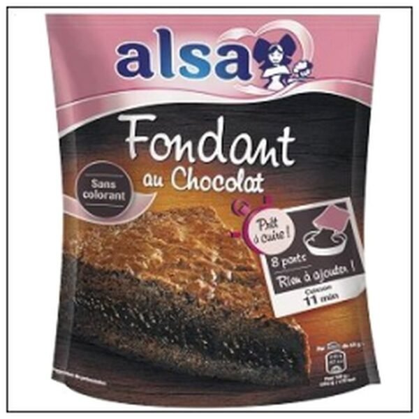 FONDANT AU CHOCOLAT PRET & CUIRE 500G ALSA
