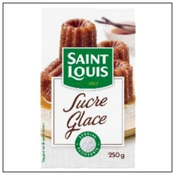 BTE.CARTON BV.SUCRE GLACE 250G SAINT LOUIS
