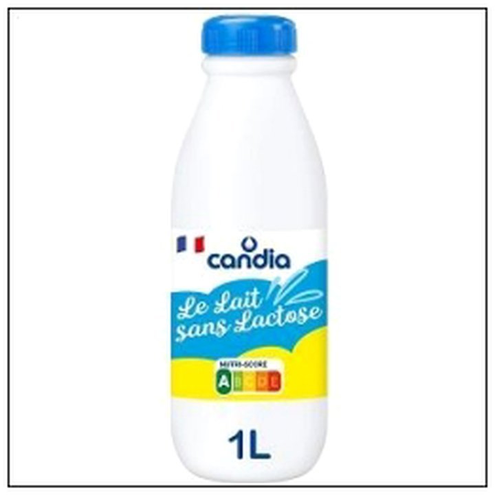 CAT-01505.jpg BOUTEILLE 1L LE LAIT SANS LACTOSE CANDIA - Image 1