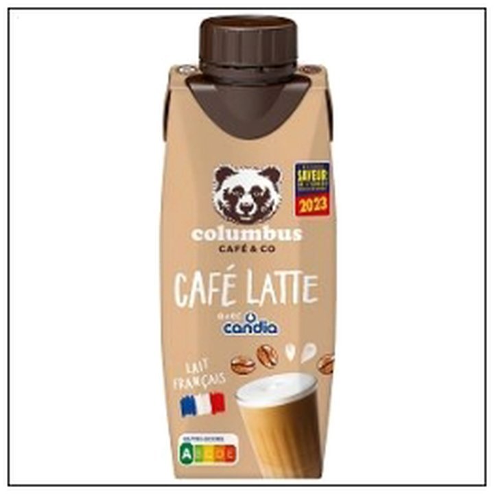 CAT-01538.jpg BOISSON LACTÉE CAFÉ LATTE 25CL COLUMBUS CANDIA - Image 1