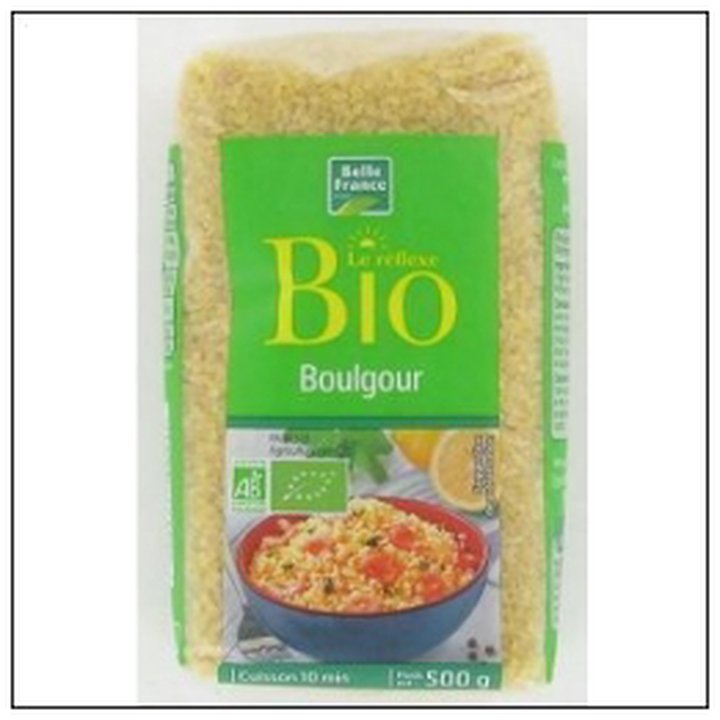 CAT-01555.jpg SACHET BOULGOUR BIO 500G BELLE FRANCE - Image 1