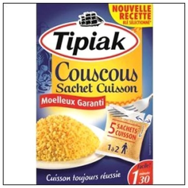 COUSCOUS 5 SACHET CUISSON RAPIDE 100G TIPIAK