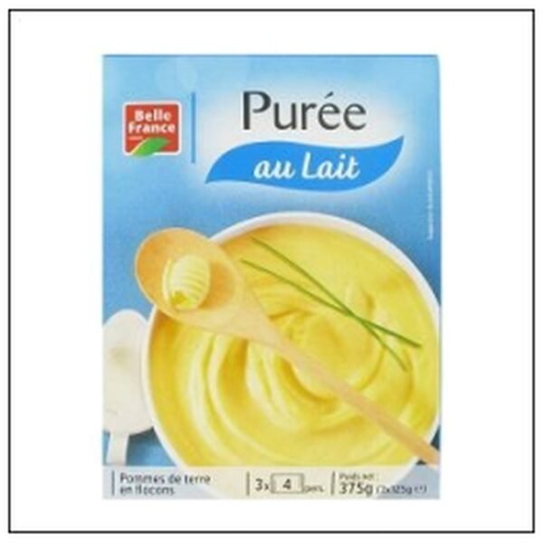 PUREE POMME DE TERRE AU LAIT 3X125G BELLE FRANCE