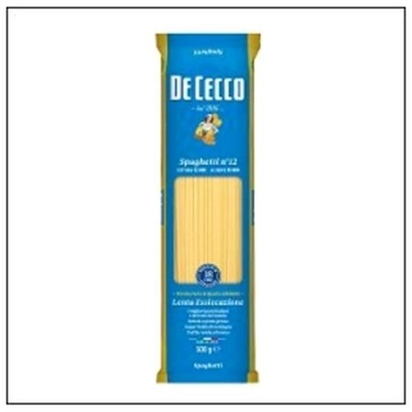 PATES SPAGHETTI 500G DE CECCO