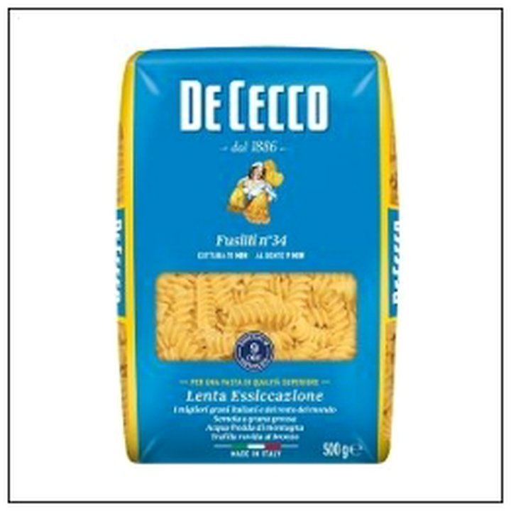 CAT-01598.jpg PATES FUSILLI 500G DE CECCO - Image 1
