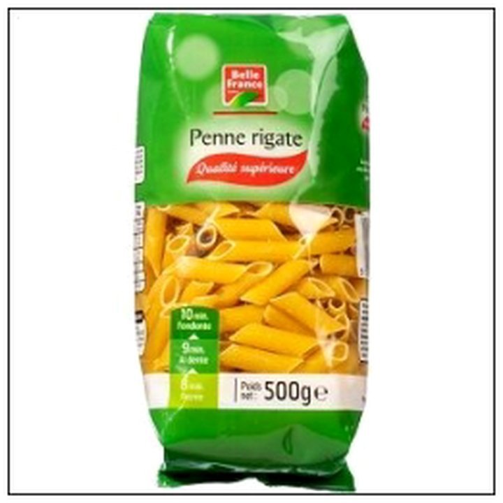 CAT-01668.jpg PENNE RIGATE 500G BELLE FRANCE - Image 1