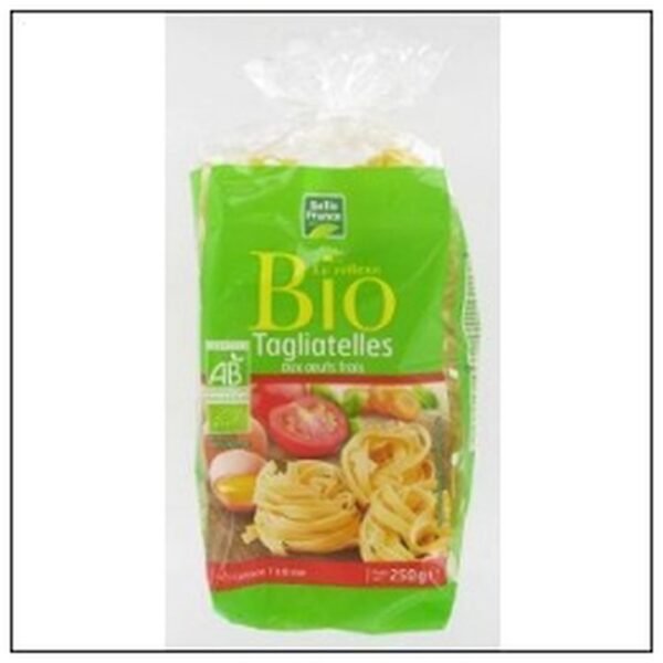 TAGLIATELLES AUX 3 OEUFS BIO 250G BELLE FRANCE