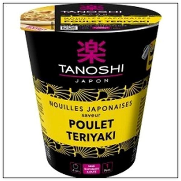 CUP NOUILLES POULET TERIY AKI 65G TANO