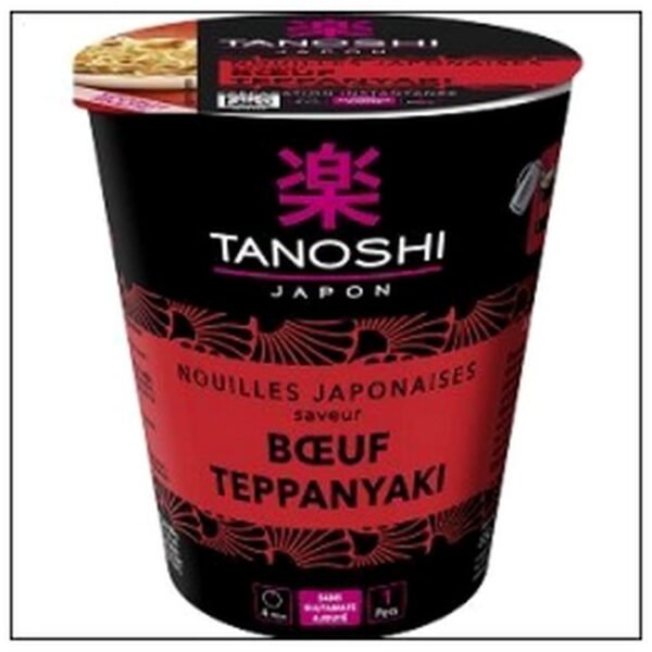 CUP NOUILLES BOEUF TEPPAN YAKI 65G TANO