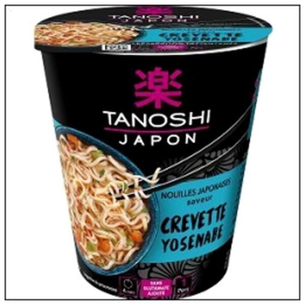 CUP NOUILLES CREVETTES YO SENABE 65G TANO