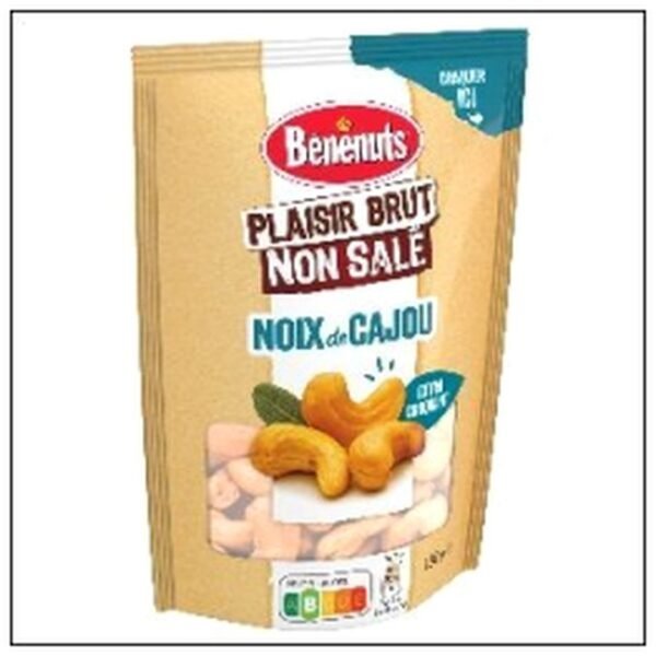 S.PLAISIR BRUT NOIX CAJOU NON SALEES 130G BENENUTS