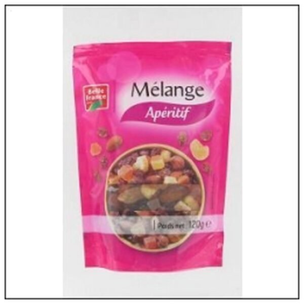 SAC.120G MELANGE APERITIF FRUITS&GRAINES B.FRANCE