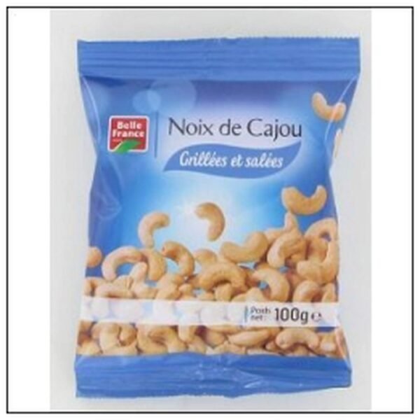 S.NOIX DE CAJOU GRIL/SALE 100G BELLE FRANCE