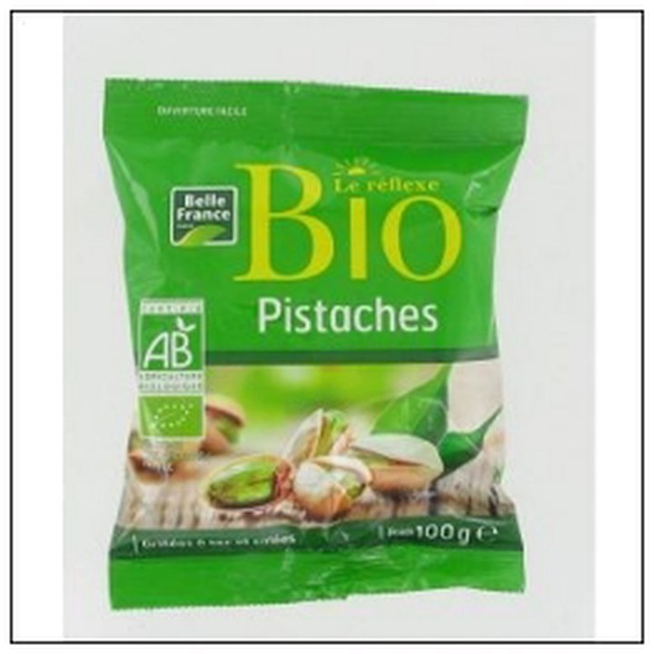 CAT-01708.jpg S.100G PISTACHES GRILLEES A SEC BIO BELLE FRANCE - Image 1