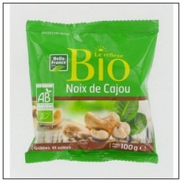 S.NOIX DE CAJOU GRILLÉE A SEC BIO 100G B.FRANCE