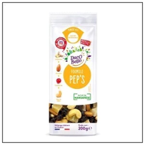 MELANGE FRUITS SECS FORMU ACTIVE 200G.DACO BELLO