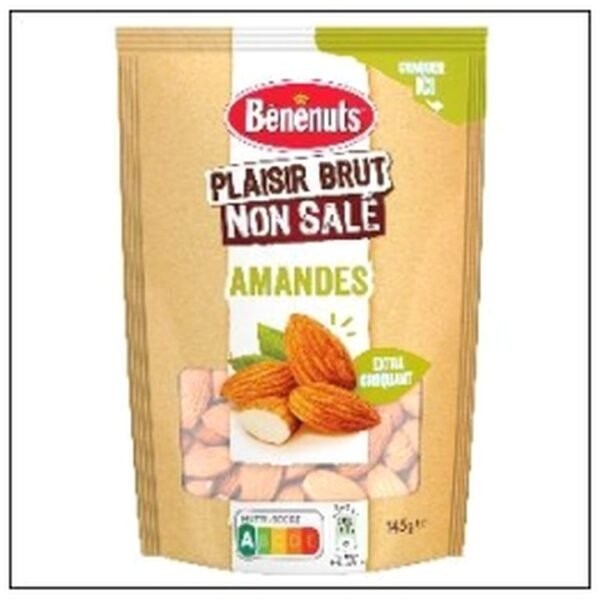 PLAISIR BRUT AMANDES NON SALEES 145G BENENUTS