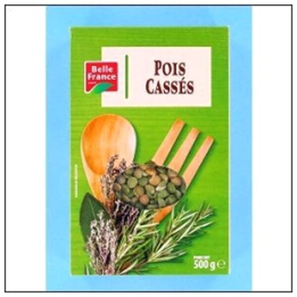 POIS CASSES ETUI CARTON 500G BELLE FRANCE