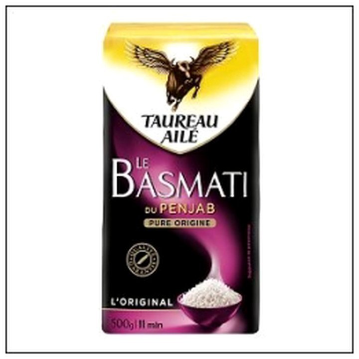 CAT-01746.jpg RIZ BASMATI PUNJAB 500G TAUREAU AILE - Image 1