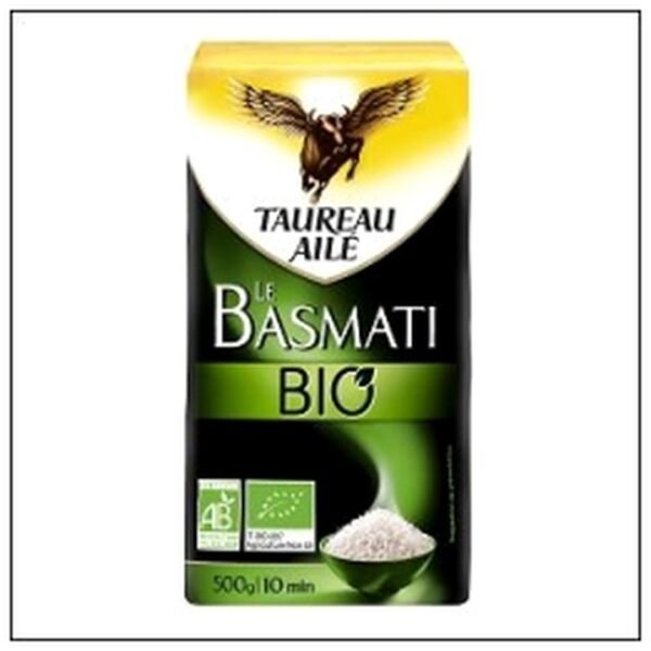 RIZ BASMATI BIO 500G TAUREAU AILE