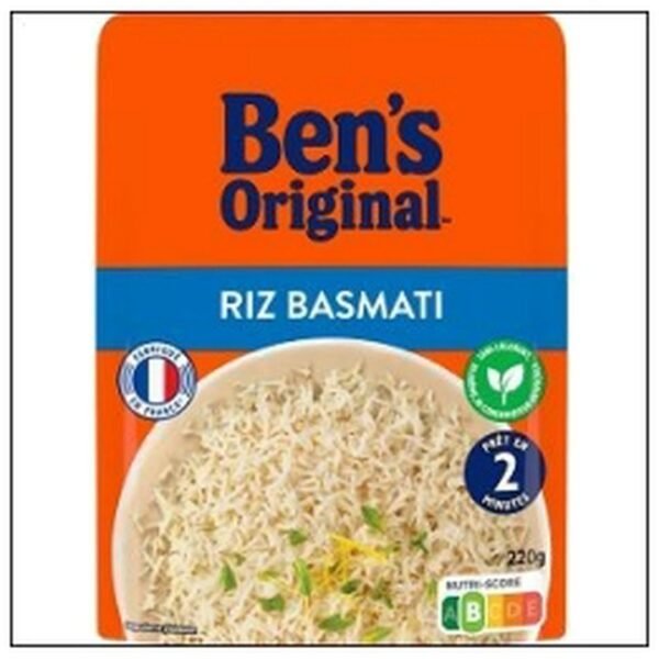 RIZ BASMATI 2MN 220G BENS ORIGINAL
