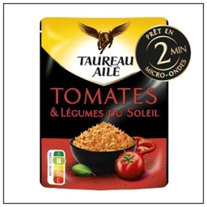 CAT-01752.jpg DOY PACK BASMATI TOMATES 2MN 220G TAUREAU AILE - Image 1