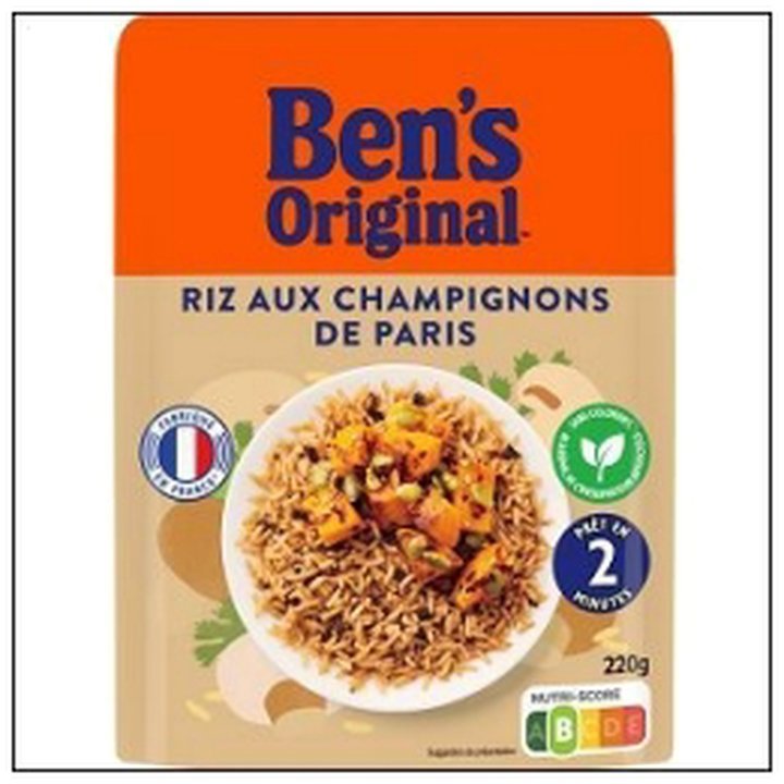 CAT-01768.jpg RIZ AUX CHAMPIGNONS 2MN 2 20G BENS ORIGINAL - Image 1