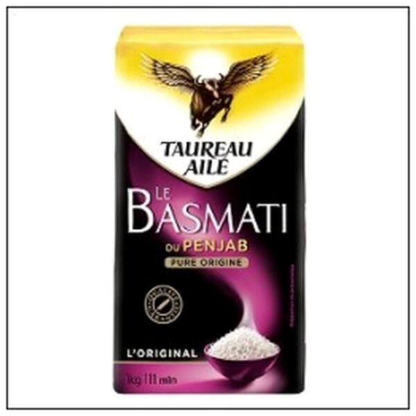 RIZ BASMATI SAC ALU.KG TAUREAU AILE