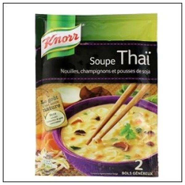 SOUPE THAI DESHYDRATEE 4 ASS.KNORR
