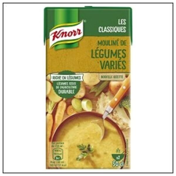 BRICK 50CL SOUPE MOULINES LEGUMES VARIES KNORR
