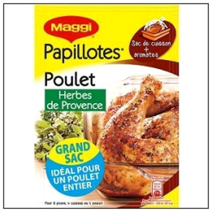 CAT-01871.jpg PAPILLOTES POULET HERBES PROVENCE MAGGI - Image 1