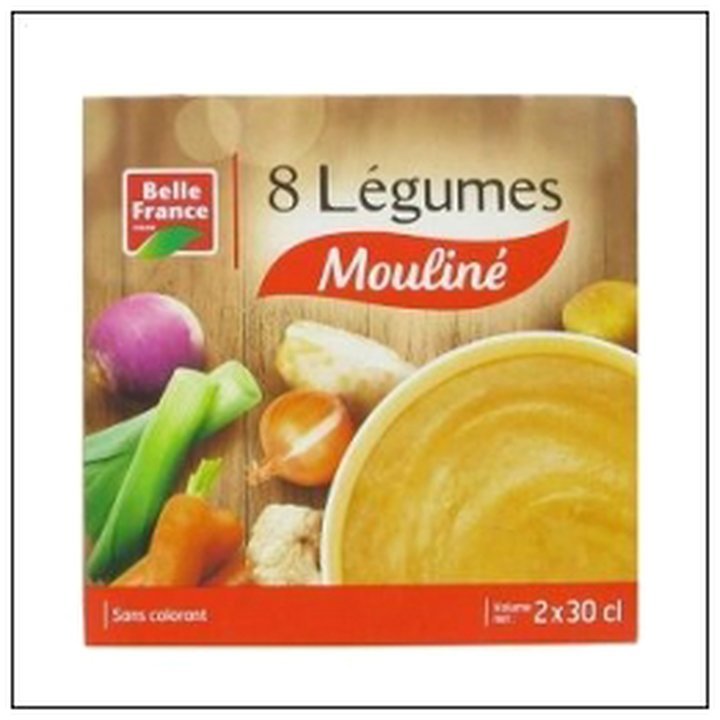 CAT-01892.jpg BRIQUETTE 2X30CL MOULINE LEGUMES VARIES B.FRANCE - Image 1