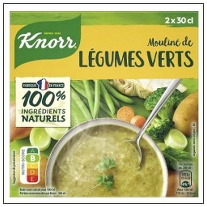 CAT-01906.jpg SOUP 2X30CL MOULINE LEGUM ES VERTS KNORR - Image 1